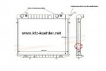 KÜHLER, Wasserkühler, OPEL Frontera A, 2,3 L, Turbo Diesel, TD