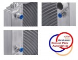 Vollaluminium Kühler, Wasserkühler verschweißt, für Porsche 928, ccm 4,5 - 5,0