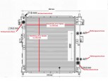Kühler Wasserkühler SSANGYONG Actyon 1 & Kyron