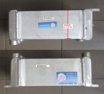 Aluminium Ölkühler Sonderanfertigung, NEUAUFBAU