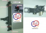 Kühler, Wasserkühler, Volvo XC70, Volvo Cross Country, Automatik