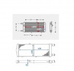 Kühler, Zusatzkühler, Wasserkühler Netzerneuerung, Langversion, Audi, 80, 90, S2 Coupe, Avant, Quattro u.v.m