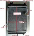 NR Zusatzwasserkühler, Wasserkühler, Kühler, Audi A4, Audi S4, B6 & B7, linke Seite
