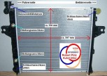 Kühler, Wasserkühler, Jeep Grand Cherokee, 4,0 L ab 10.98 -
