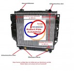 Kühler, Wasserkühler, Jeep Wrangler, TJ, YJ, SJ, 2,5 L Motoren