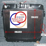 KÜHLER, Wasserkühler NEU mit HL-Netz, OPEL Manta B, Opel Ascona B, bei Schaltgetriebe