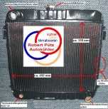 Generalüberholung KÜHLER, Wasserkühler mit Hochleistungnetz, OPEL Manta B / Opel  Ascona B