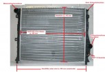 KÜHLER, Wasserkühler, Alfa 164, Alfa 75, Alfa 90, 2,5 - 3,0 V6