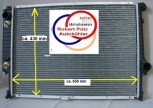 KÜHLER, Wasserkühler, BMW E32, 2,5 TDS, Schalter & Automatik, 17112244543