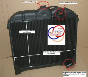 Wasserkühler ST, Kühler Überholung - Standard, Mercedes T2 Schaltgetriebe, 408, 409, 508, 608 u.v.m.