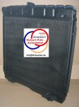 Neuaufbau, inkl. Leistungsverbesserten Kühlernetz, Kühler Wasserkühler Mercedes G Klasse W460 W461, Mercedes Puch / Wolf, mit Ölkühler unten