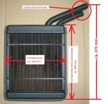 Heizungskühler / Wärmetauscher OPEL Frontera B